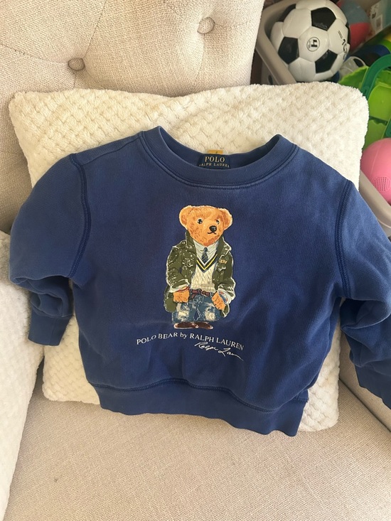 Polo Ralph Lauren Other - Polo by Ralph Lauren Blue Kids Polo Bear Sweatshirt